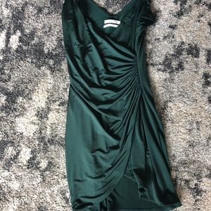 Urban Outfitters Green Strapy Cinch Dress
